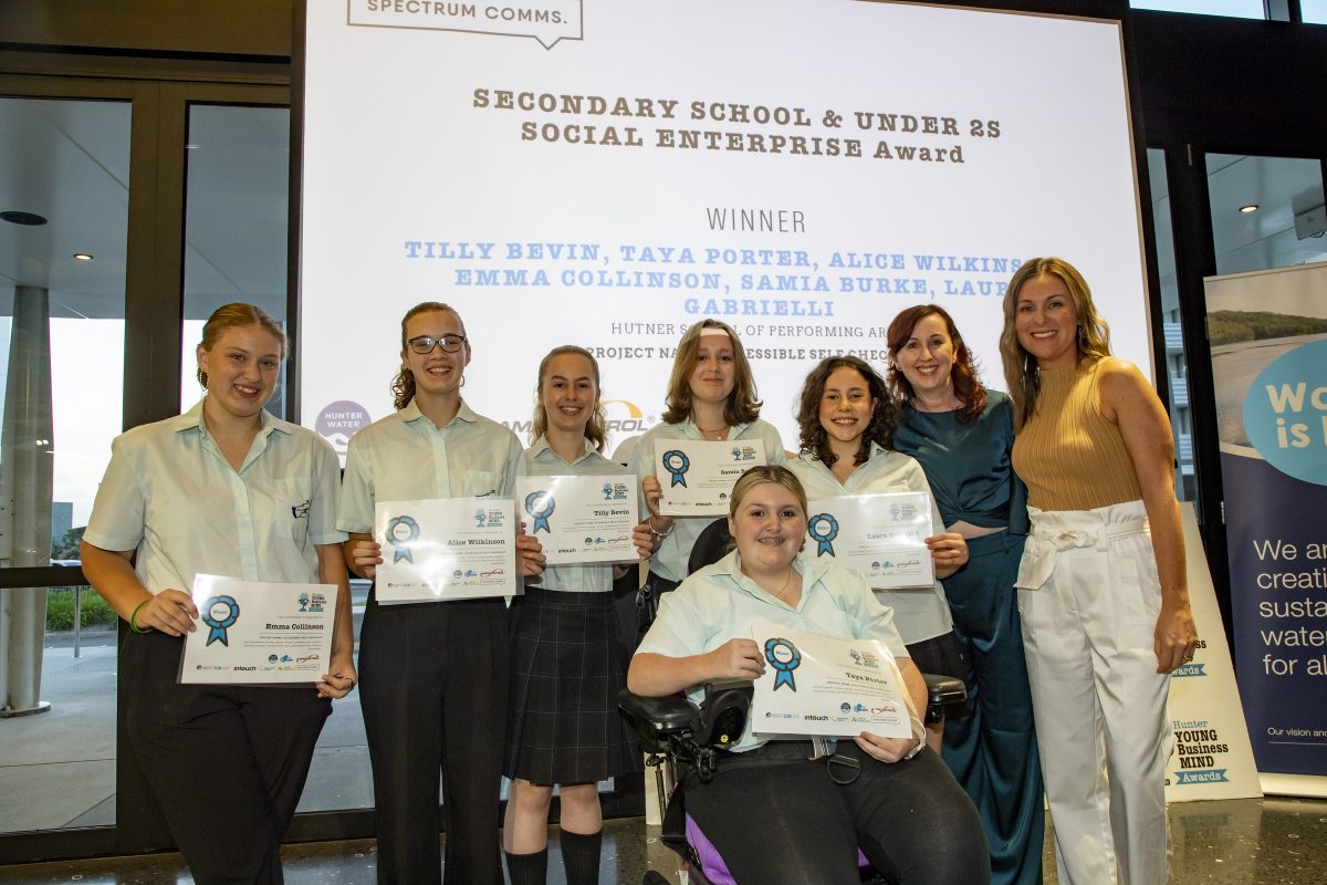 Group of female students win award